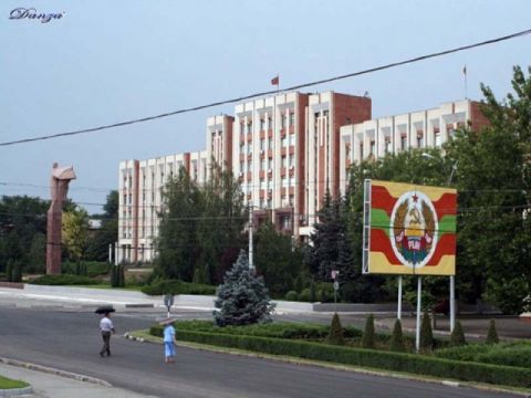 Tiraspol - Il palazzo presidenziale
