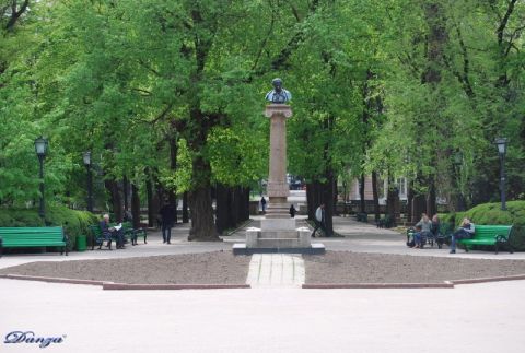 il monumento di A Puskin